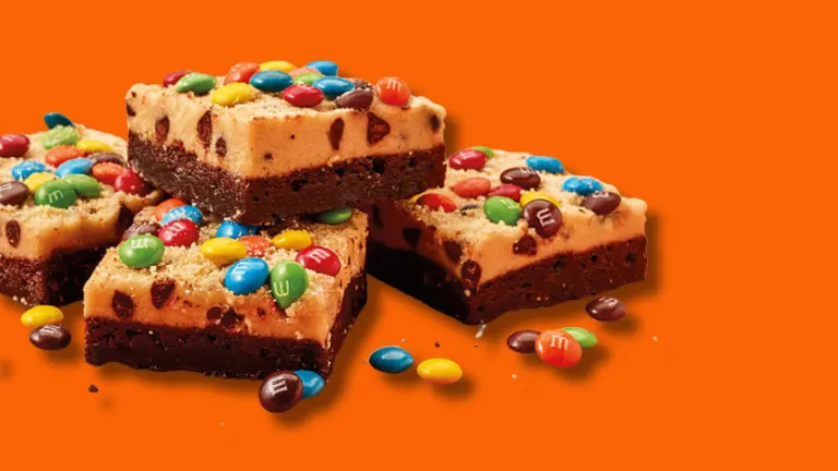 Cookie Dough Brownie made with M&M’S MINIS Chocolate Candies - Little Caesars Menu
